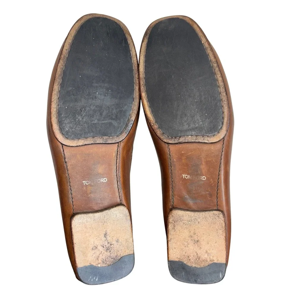 Tom Ford | Italian‎ | Brown Leather Tassled Loafers | 10 US, 9 UK, 43 EU